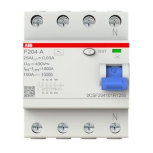 ABB F204A25/0.03 RCCB 25A 4P