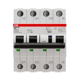 ABB DSE203NMC20A30 RCBO 20A 3P C Curve