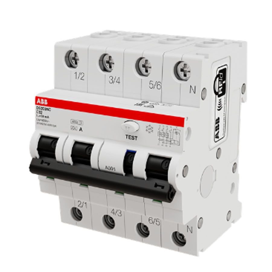 ABB DSE203NMC32A30 RCBO 32A 3P C Curve