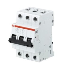 ABB S203C100 Miniature Circuit Breaker 100A 3P C Curve 6kA