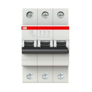 ABB SH203C50 Miniature Circuit Breaker 50A 3P C Curve 6kA